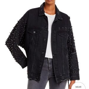 Sunset and spring denim jacket